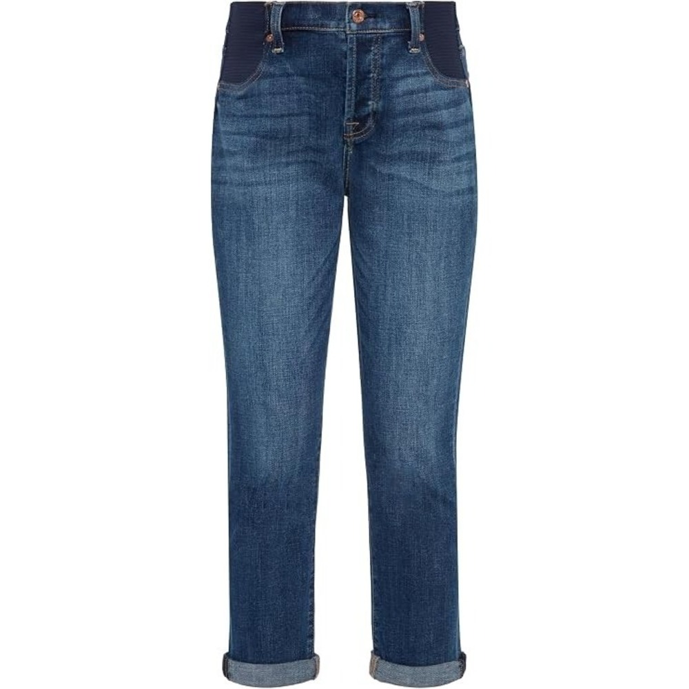 7 For All Mankind Women's Maternity Josefina Broken Twill Boyfriend Jean NEW!